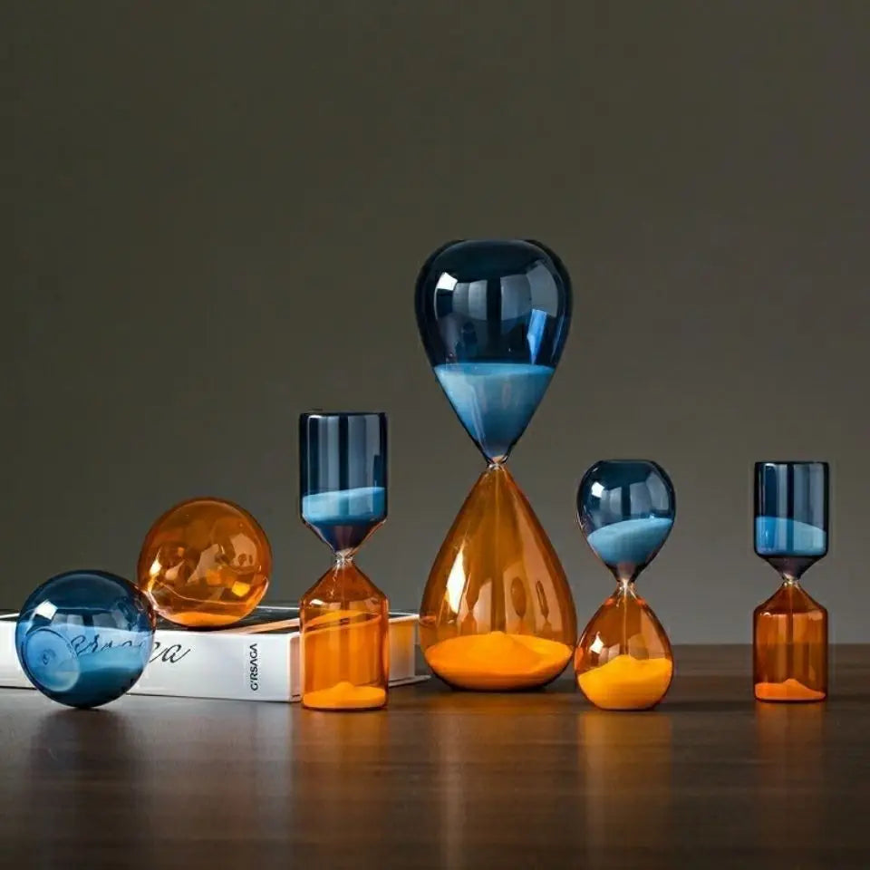 Two-Color Hourglass Timer – Elegant Timepiece for Home, Office & Gifting