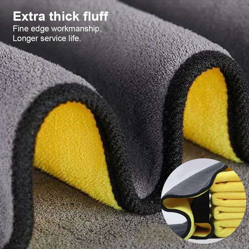 Microfiber Car Wash Towel – 30x30cm Ultra-Soft Drying & Detailing Cloth for Car Care
