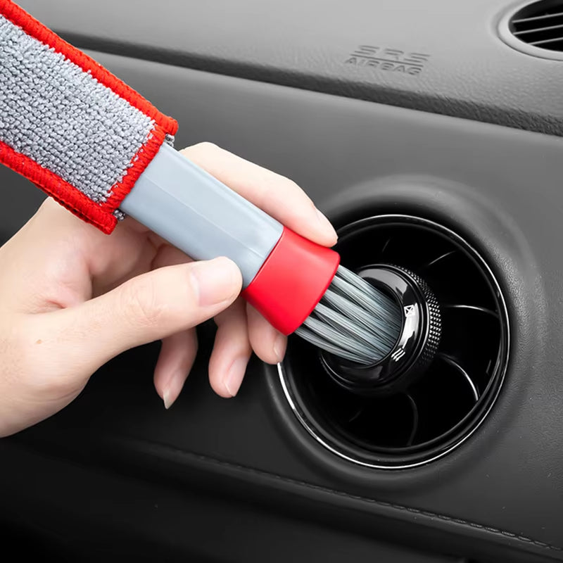 Car Air Vent Cleaning Brush – Multi-Purpose Interior Dust Tool for AC Outlets & Dashboards.