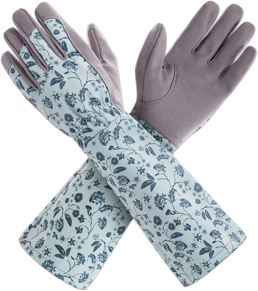 Gardening Gloves for Women Long Sleeve, Light Protective Gloves for Yard and Outdoor Work.