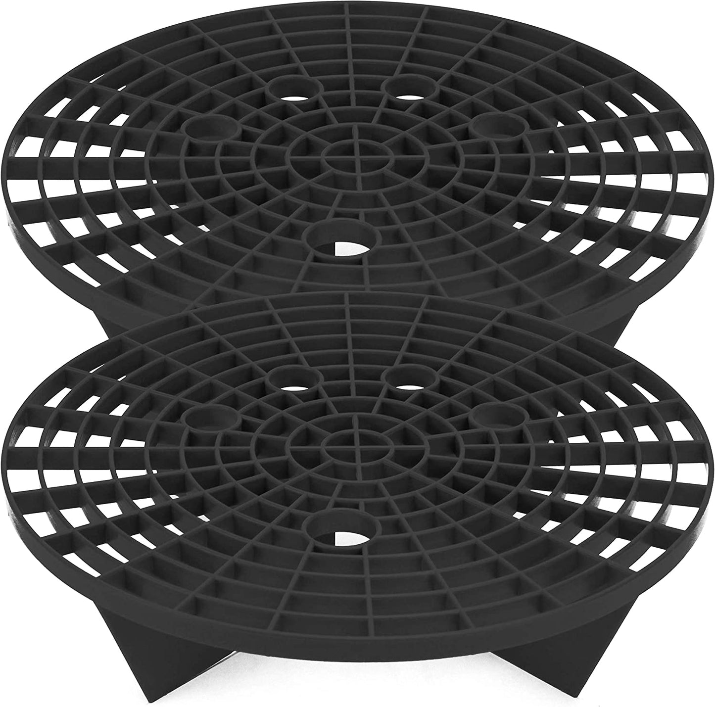 2-Pack Car Wash Grit Guard Inserts – Black | Dirt Trap for Buckets & Detailing Kits.