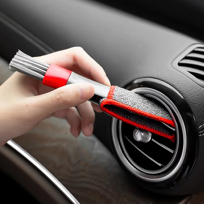 Car Air Vent Cleaning Brush – Multi-Purpose Interior Dust Tool for AC Outlets & Dashboards.