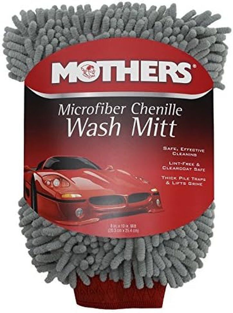 Premium Chenille Car Wash Mitt - Scratch & Lint Free