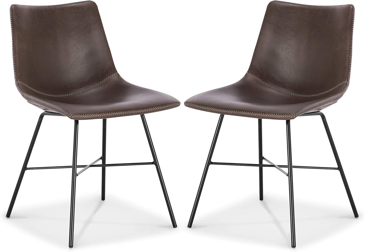 Paxton Dining Chair, Set of 2 Brown