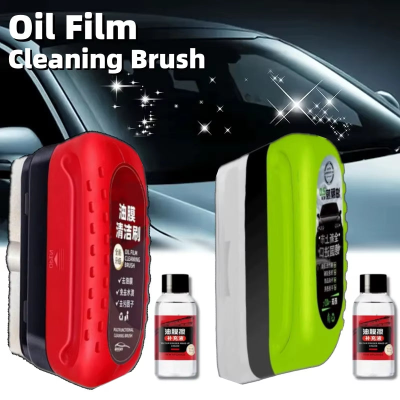 Glass Oil Film Remover – Windshield Cleaner & Water Spot Sponge