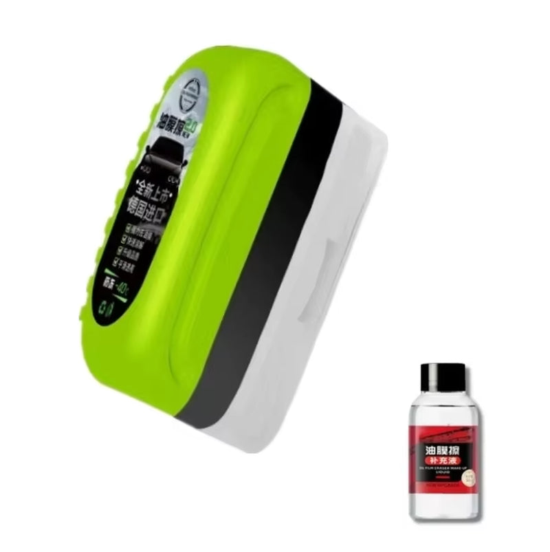 Glass Oil Film Remover – Windshield Cleaner & Water Spot Sponge