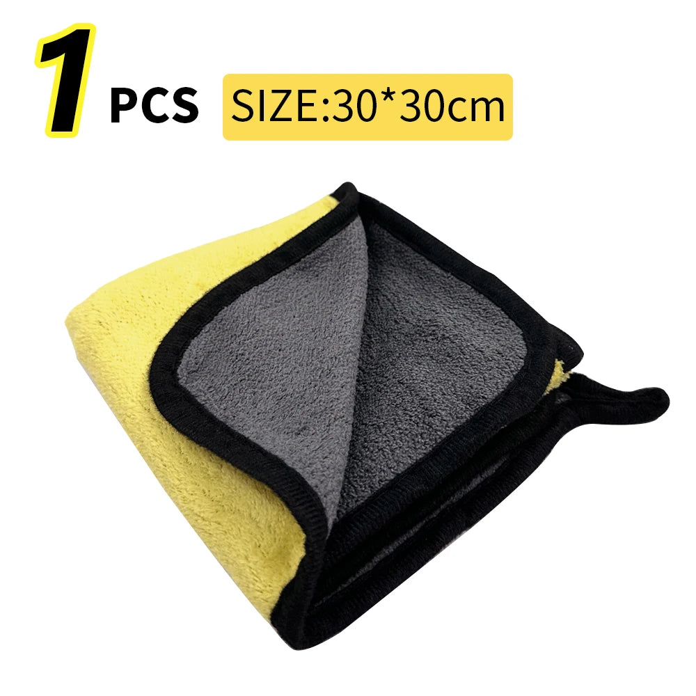 Microfiber Car Wash Towel – 30x30cm Ultra-Soft Drying & Detailing Cloth for Car Care