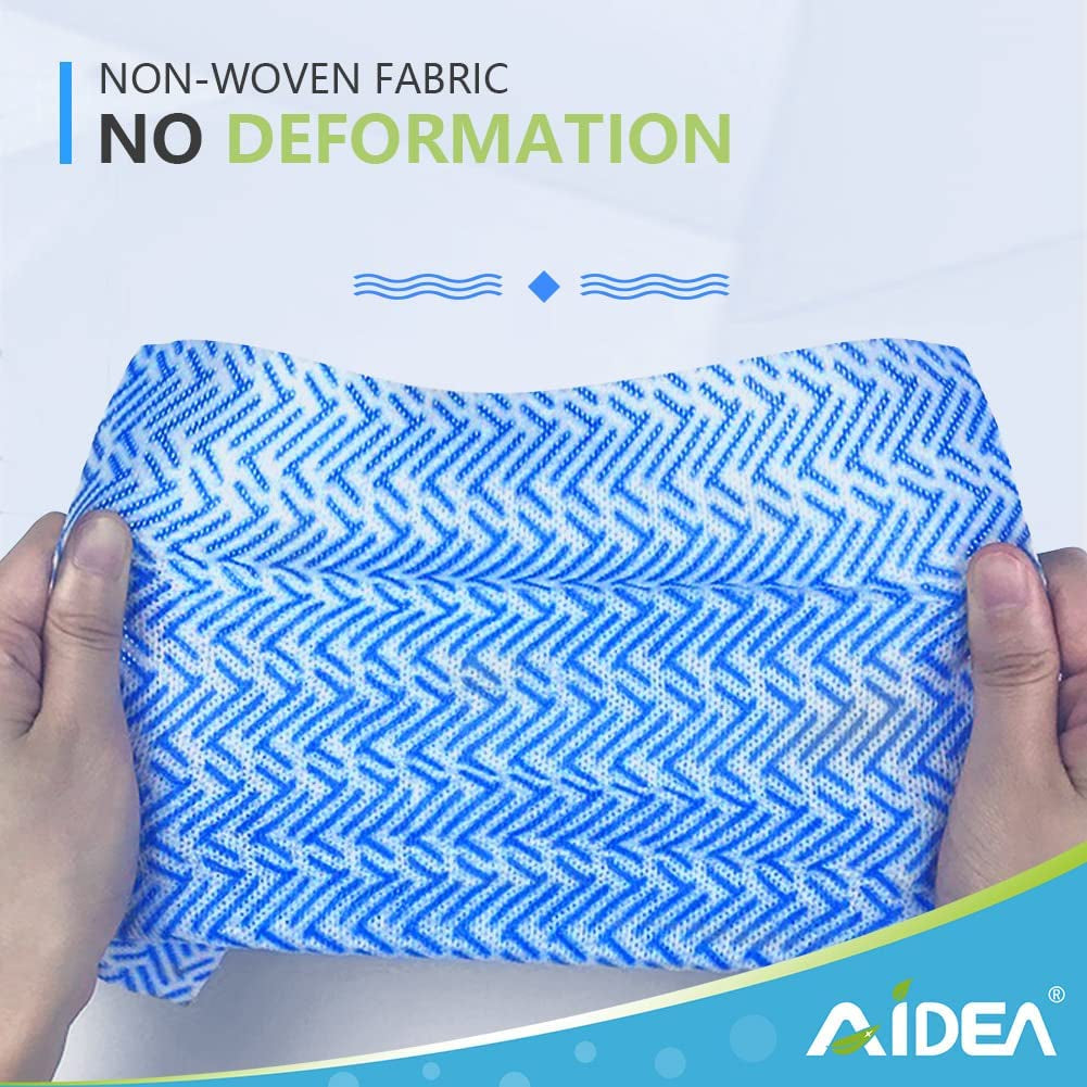 Multi-Purpose Reusable Cleaning Cloths - 80Ct (1 Pack), Domestic Towels, Dish Cloths (12''X24'')