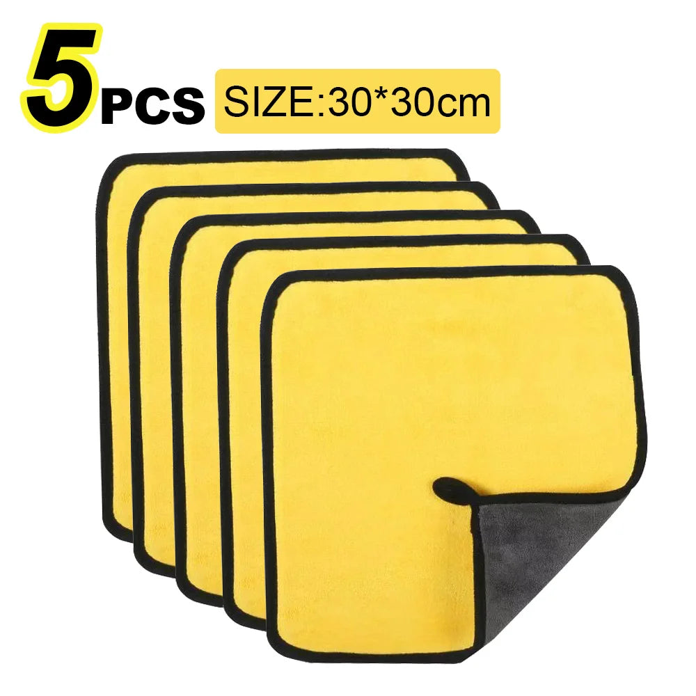 Microfiber Car Wash Towel – 30x30cm Ultra-Soft Drying & Detailing Cloth for Car Care