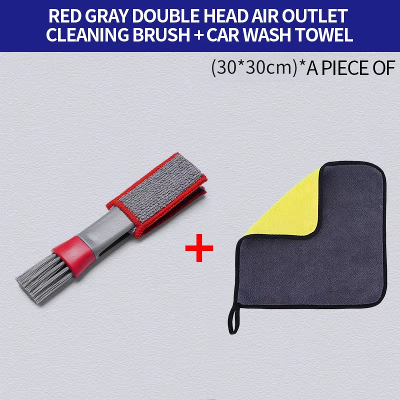 Car Air Vent Cleaning Brush – Multi-Purpose Interior Dust Tool for AC Outlets & Dashboards.