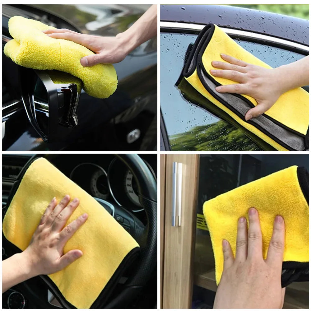 Microfiber Car Wash Towel – 30x30cm Ultra-Soft Drying & Detailing Cloth for Car Care