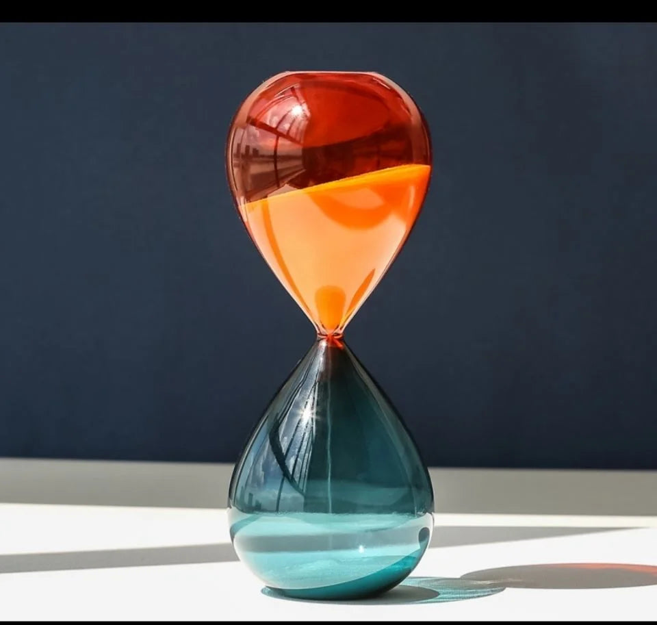 Two-Color Hourglass Timer – Elegant Timepiece for Home, Office & Gifting