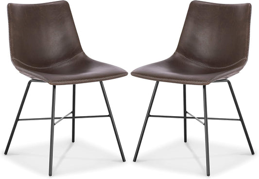 Paxton Dining Chair, Set of 2 Brown