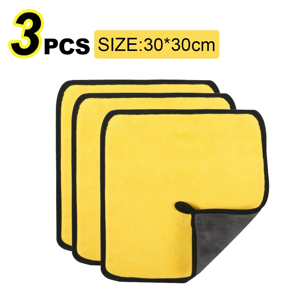 Microfiber Car Wash Towel – 30x30cm Ultra-Soft Drying & Detailing Cloth for Car Care