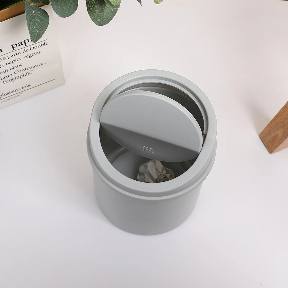 Mini Desktop Trash Bin – High Capacity for Office & Home