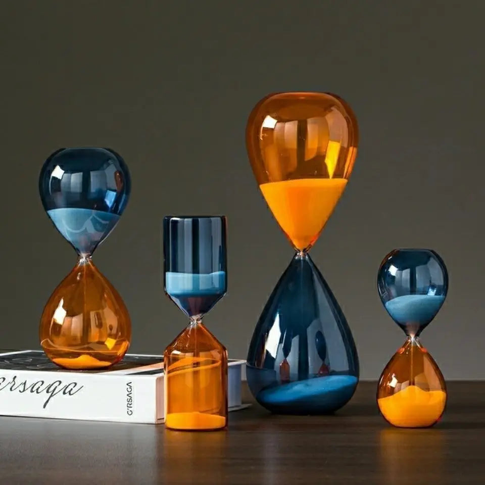 Two-Color Hourglass Timer – Elegant Timepiece for Home, Office & Gifting