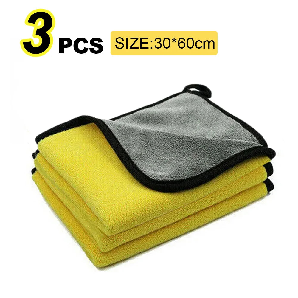 Microfiber Car Wash Towel – 30x30cm Ultra-Soft Drying & Detailing Cloth for Car Care