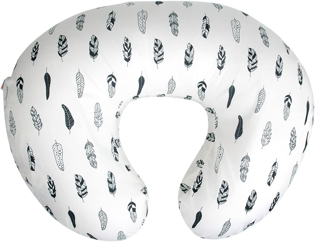 Nursing Pillow Cover – Soft Feather Design Slipcover for Breastfeeding & Infant Support (ZT01)
