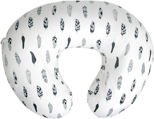 Nursing Pillow Cover – Soft Feather Design Slipcover for Breastfeeding & Infant Support (ZT01)