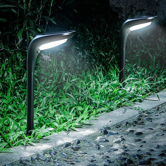 Solar Pathway Lights (4-Pack) – 150 Lumen, Waterproof, 2-Color Modes, Auto On/Off for Garden & Walkways