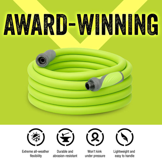 Garden Lead-In Hose with Swivelgrip, 5/8 In. X 10 Ft., Heavy Duty, Lightweight, Drinking Water Safe, Zillagreen - HFZG510YWS-E