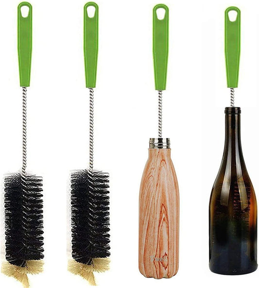 Flexible Bottle Brush – Long Handle Cleaner for Bottles, Vases, Tumblers & Kitchen Use.