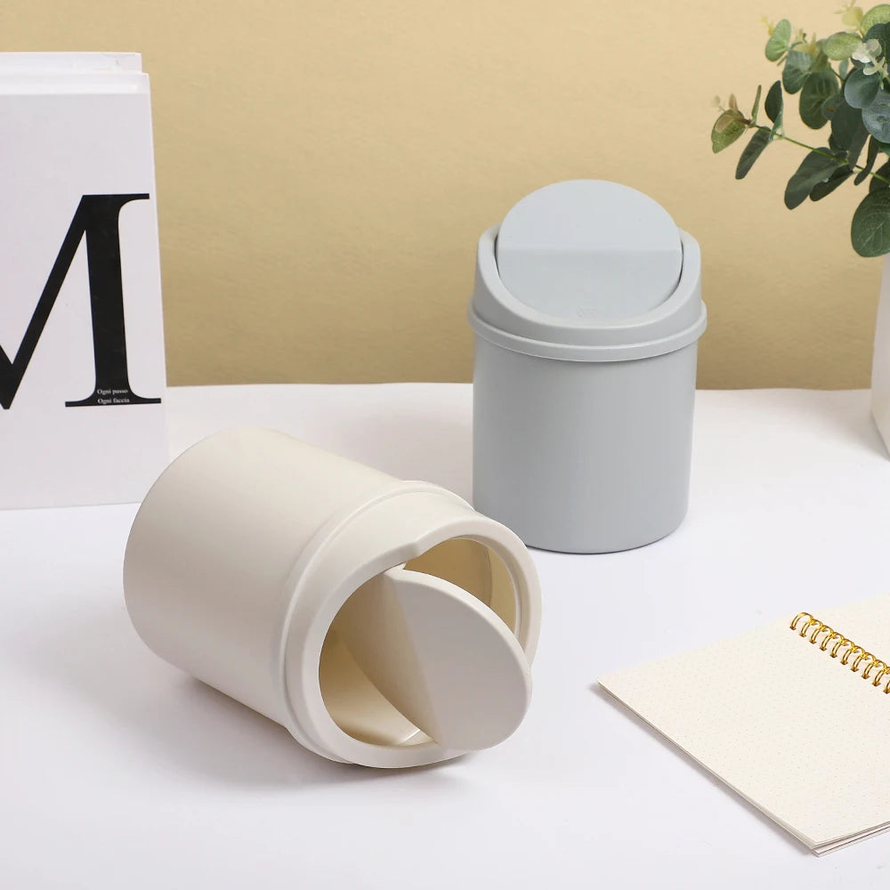 Mini Desktop Trash Bin – High Capacity for Office & Home